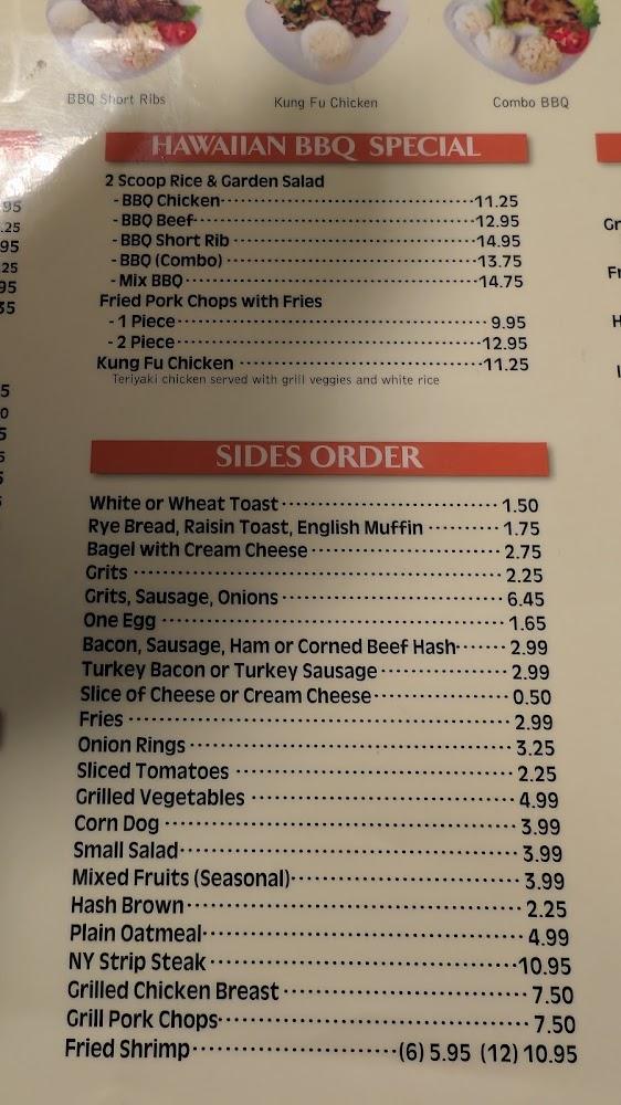 Sunshine Breakfast Restaurant Menu image 3